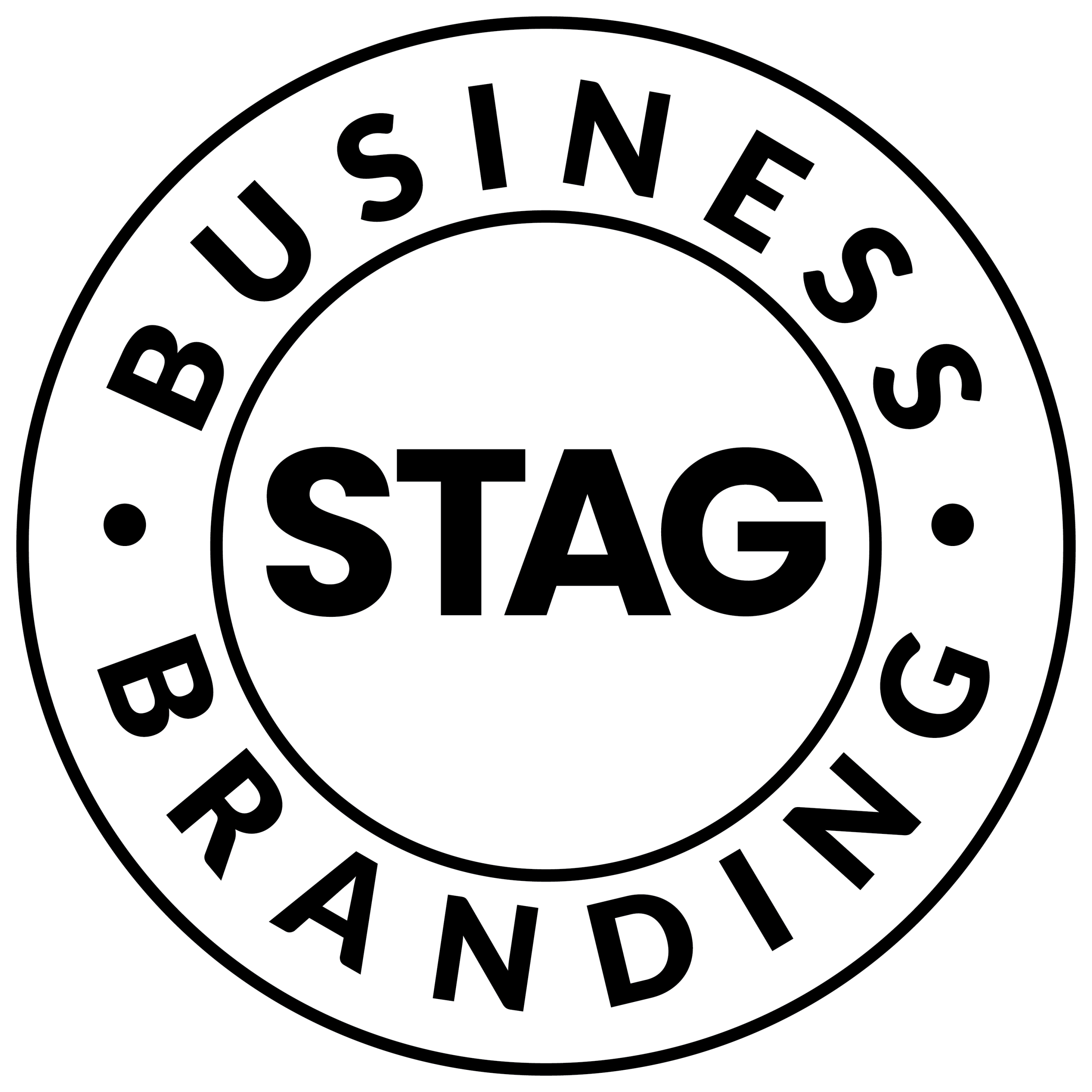 STAG Logo White